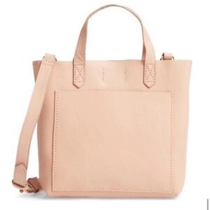 Madewell The Small Transport Crossbody In Blush Pink